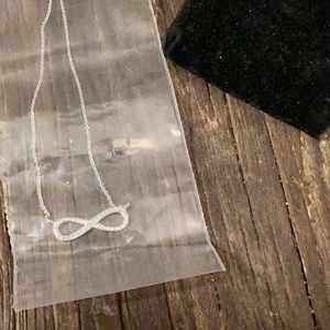 Diamond Sterling Infinity Necklace